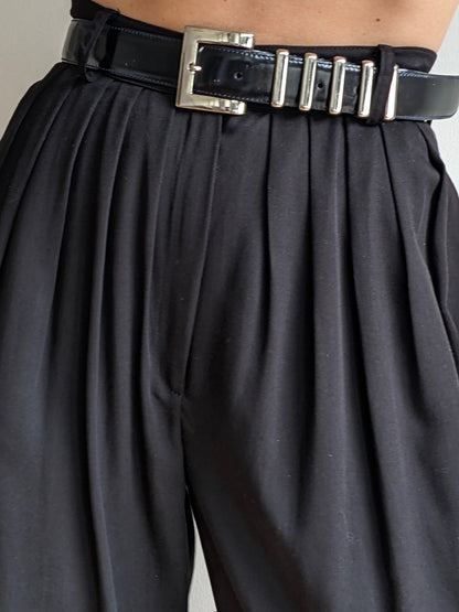 Favorite Vintage Silver Hardware & Patent Leather Belt