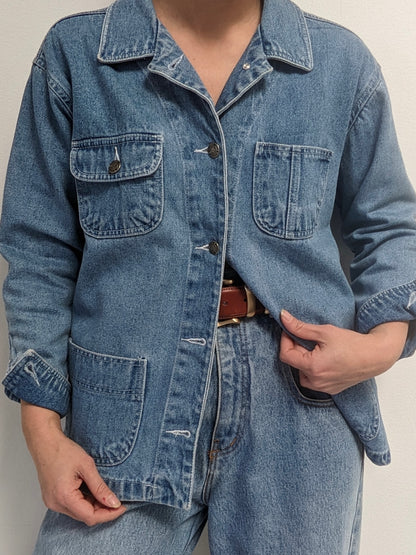 Vintage Petite Denim Chore Coat