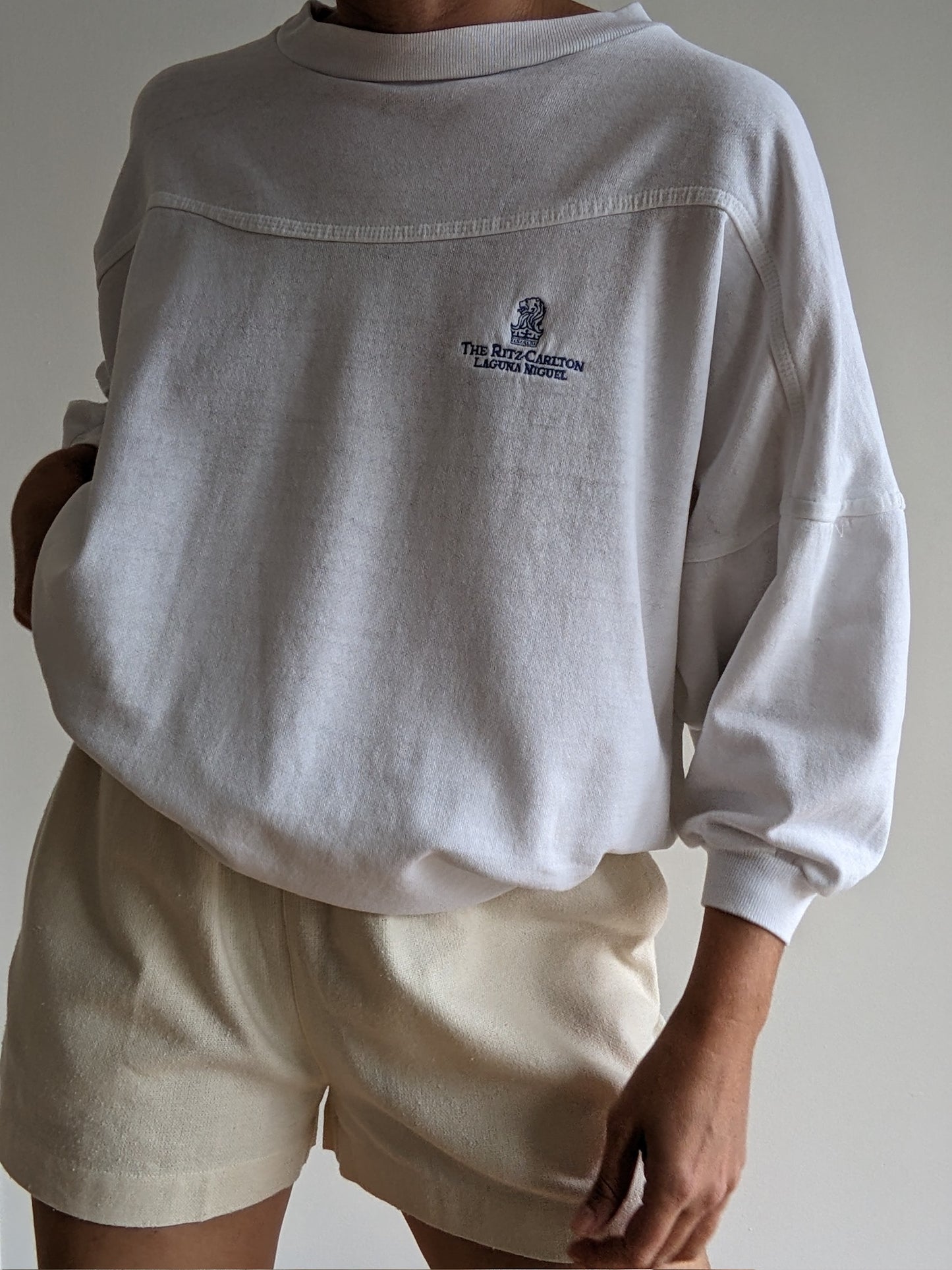 Vintage Embroidered Ritz Carlton Pullover