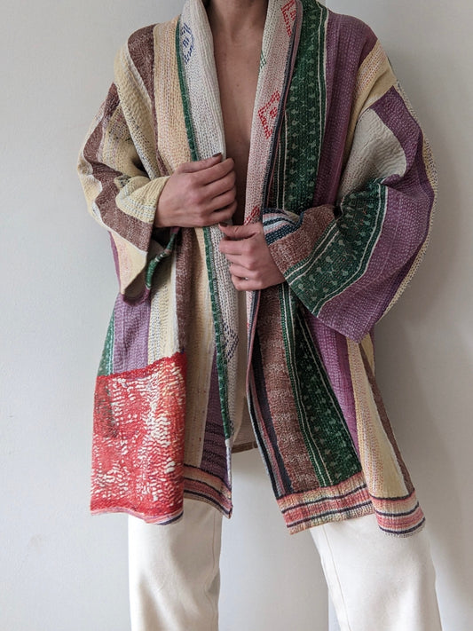 Rare Favorite Vintage Patched Quilt Jacket