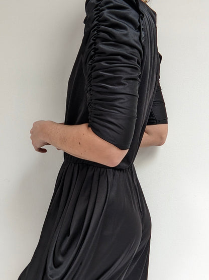 Statement Vintage Onyx Pleated Jumpsuit