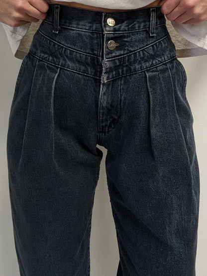 Amazing Vintage Lee Pleated Denim