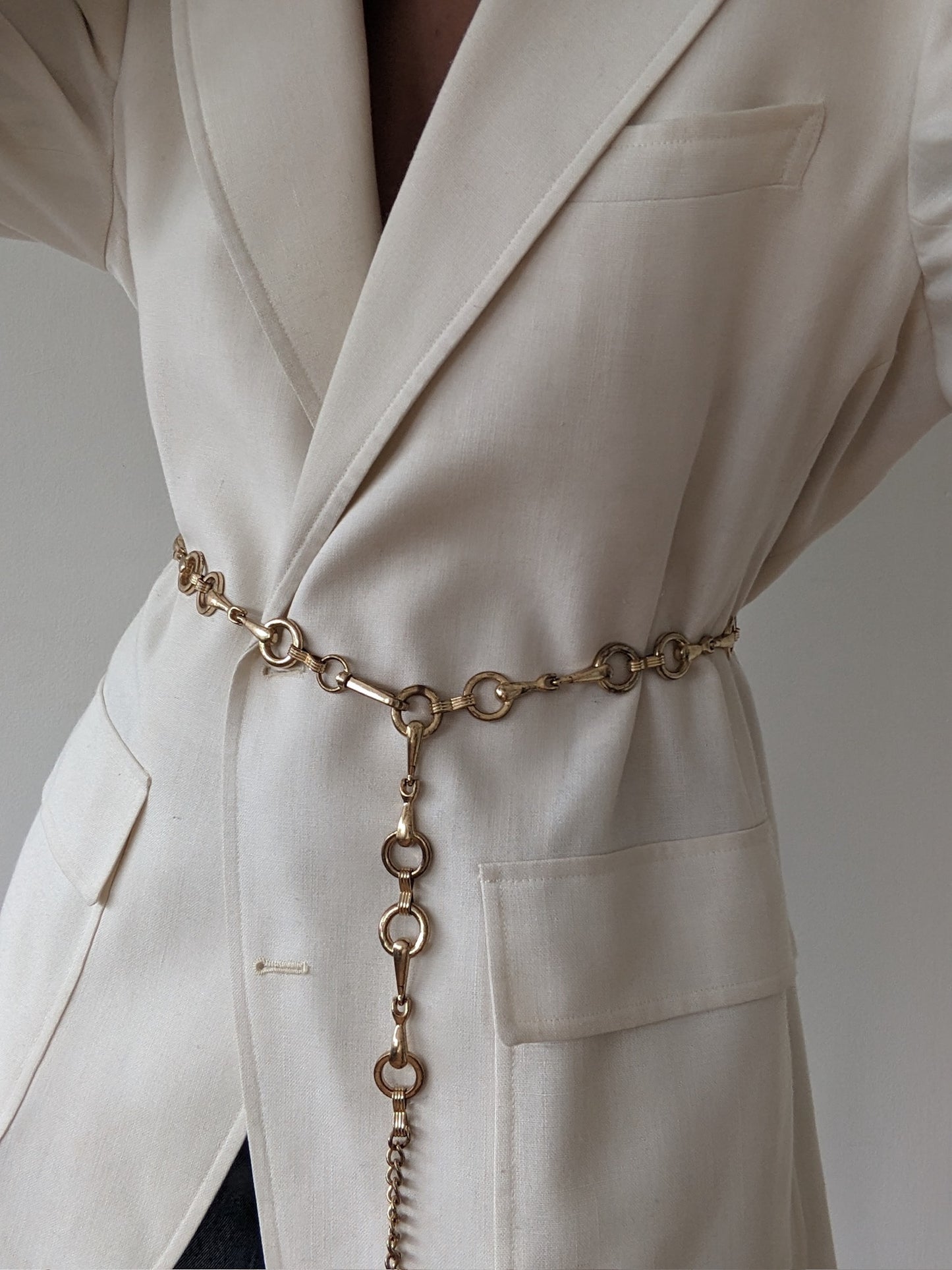 Vintage Gold-Toned Chain Belt