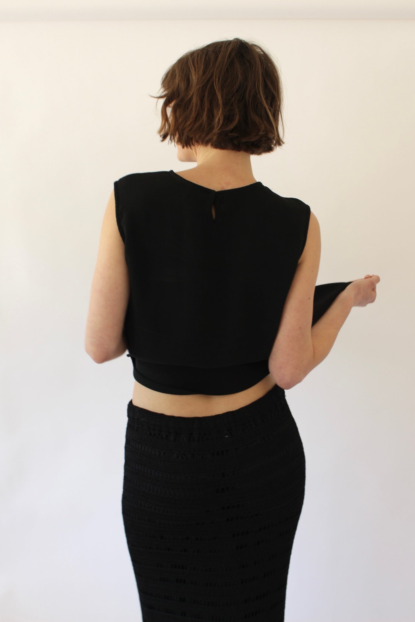 Beautiful Vintage Caviar Crocheted Skirt