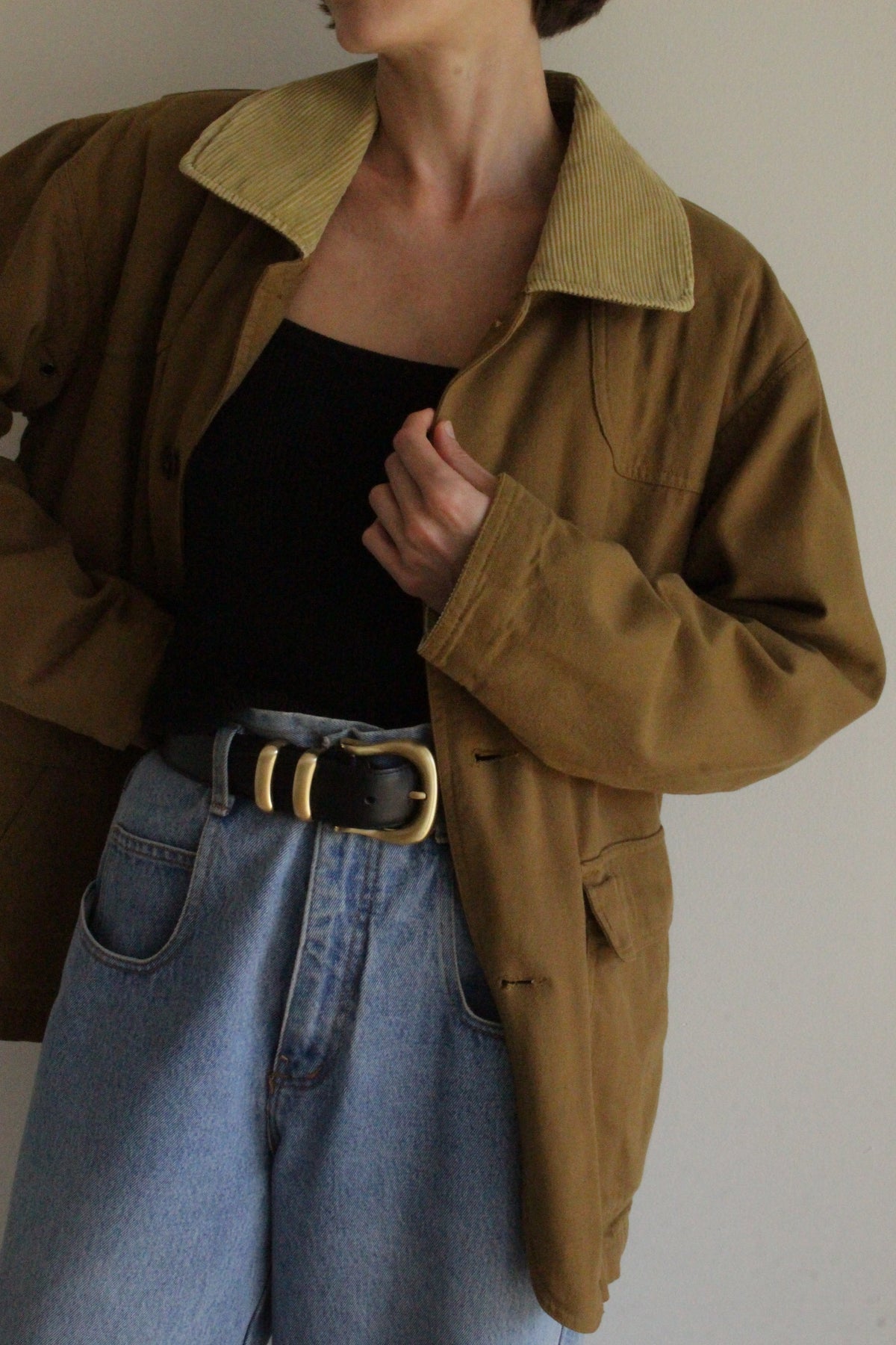 Vintage Orvis Olive Canvas Chore Coat