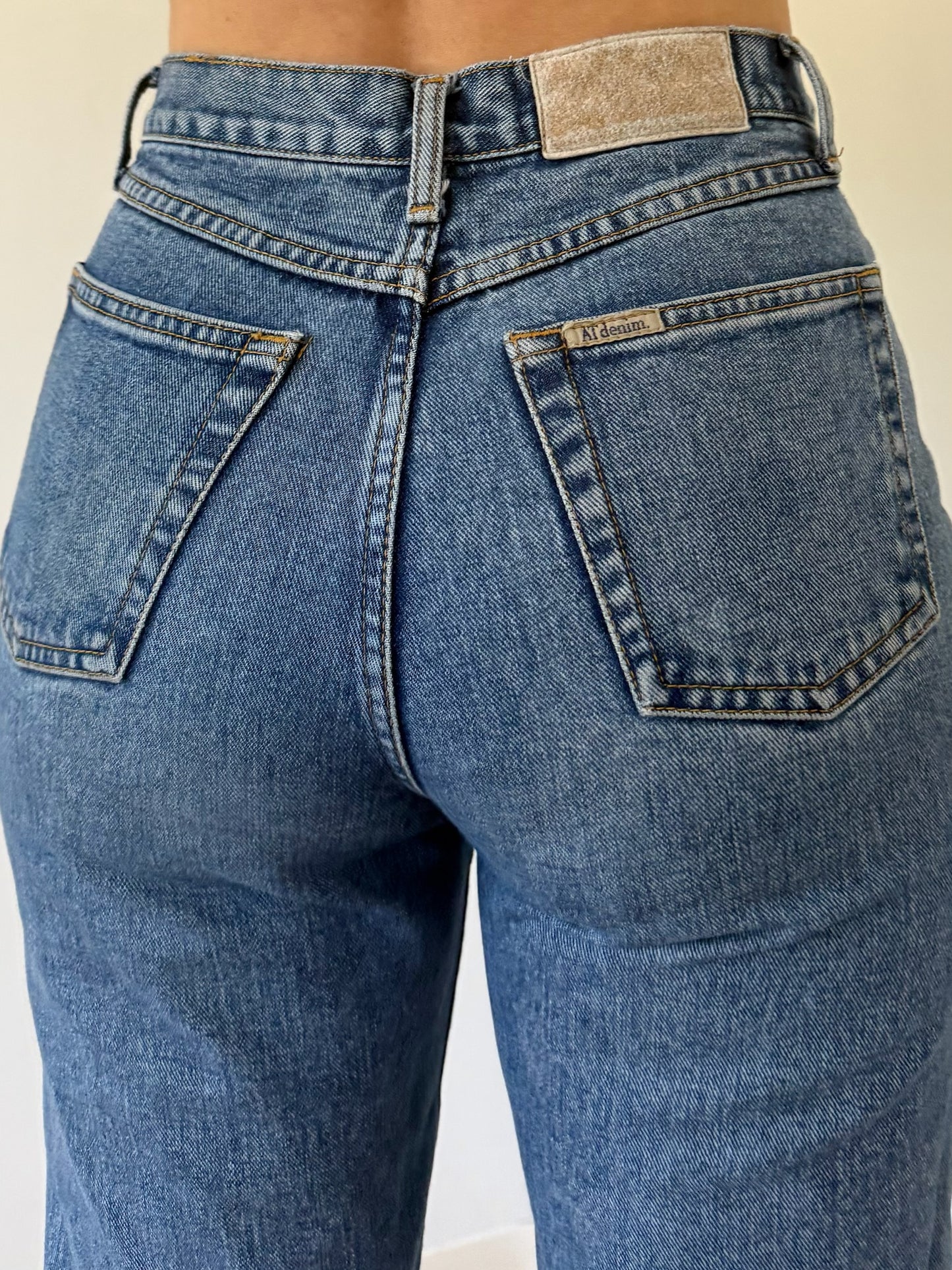 90s High Rise Blue Denim