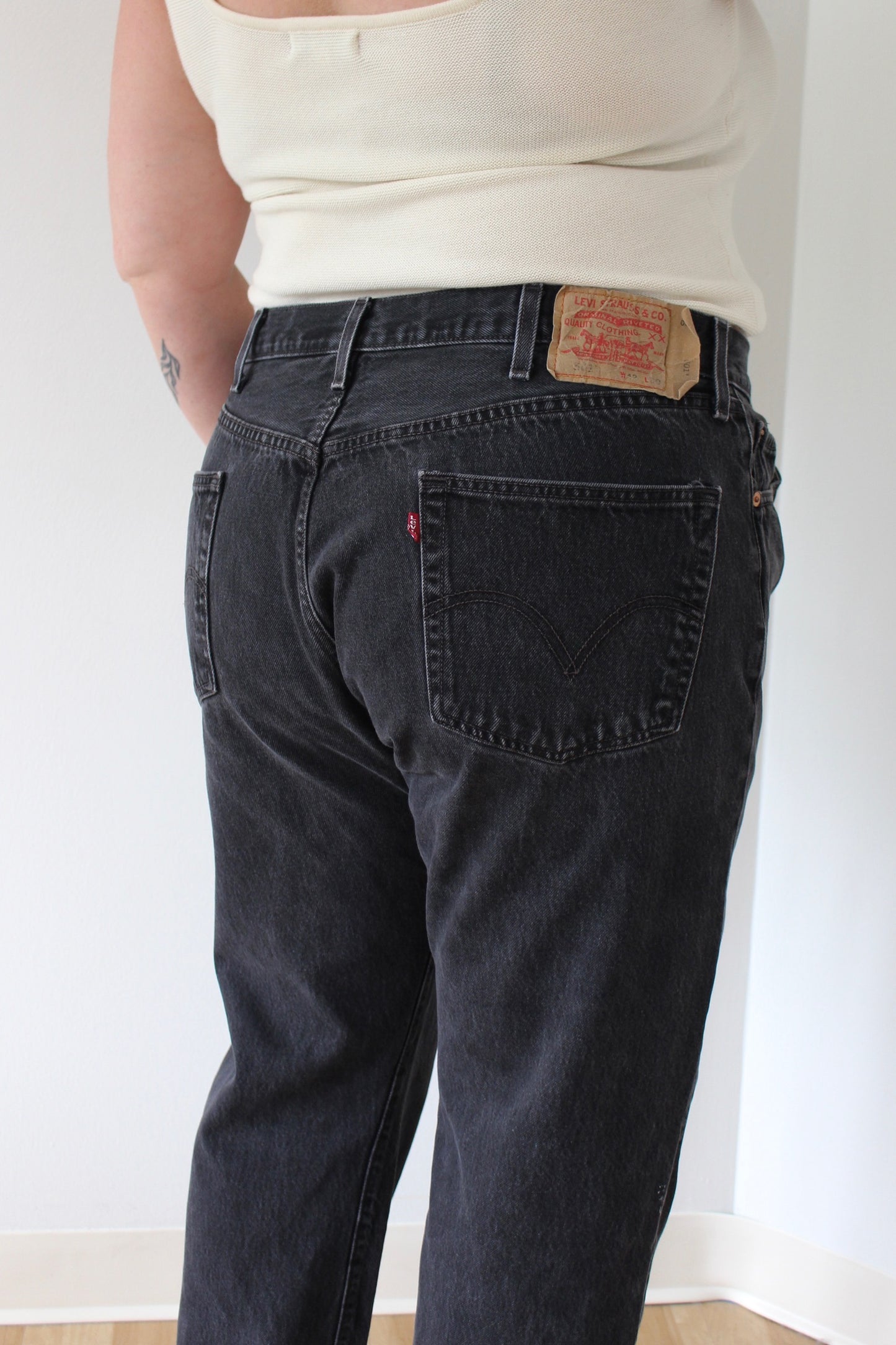Vintage Levi's 501 Black Button-Fly Denim