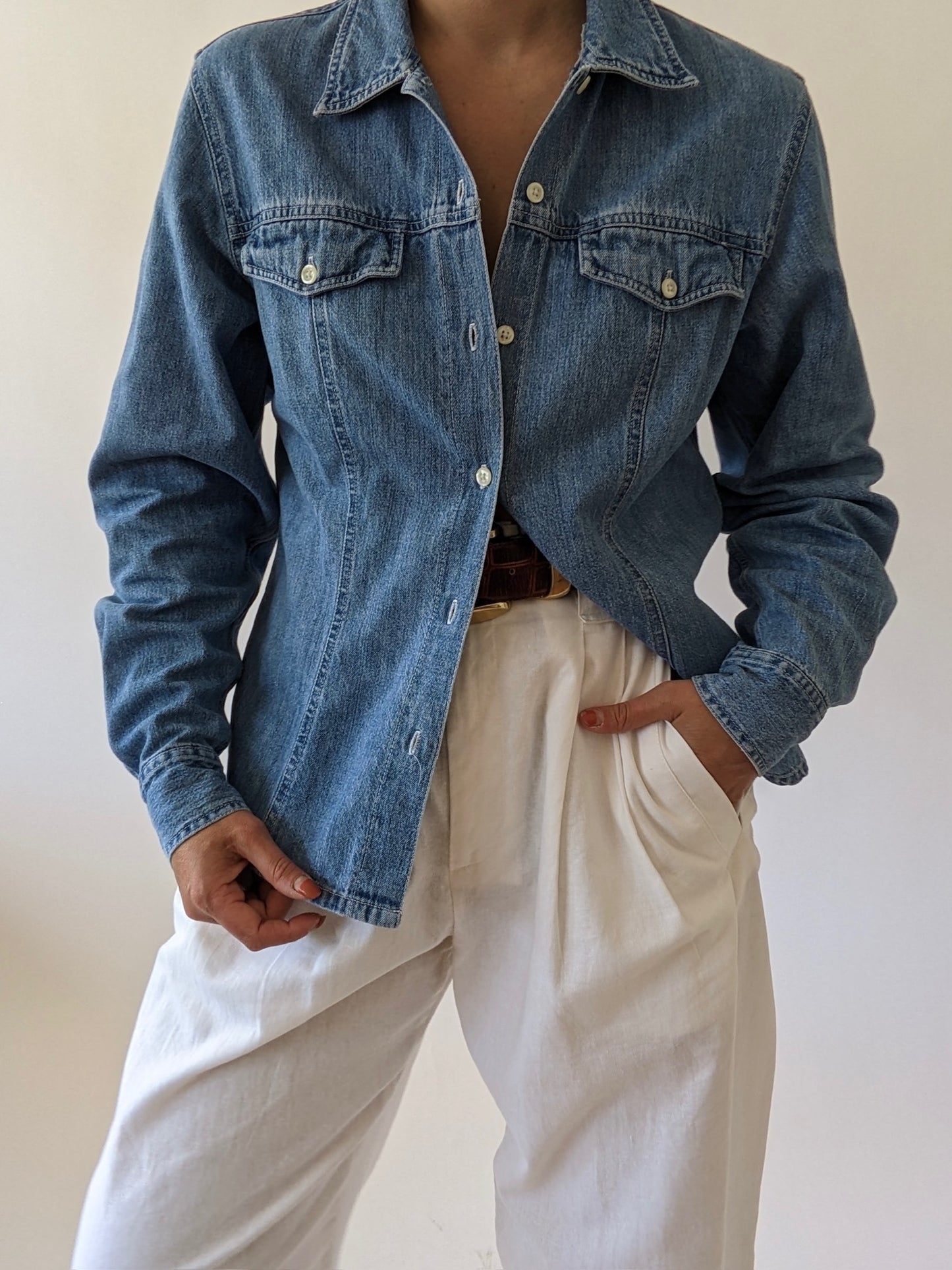 Vintage Tailored Denim Shirt