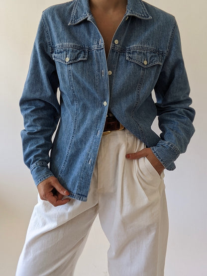 Vintage Tailored Denim Shirt