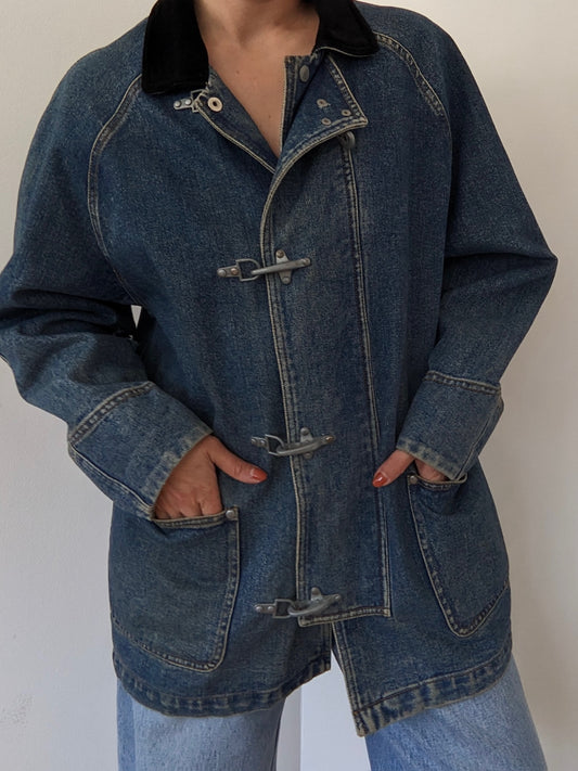 Vintage Esprit Denim Chore Coat