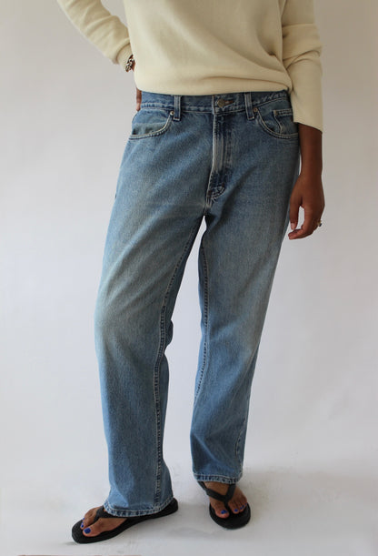 Vintage Harley Davidson Blue Jeans
