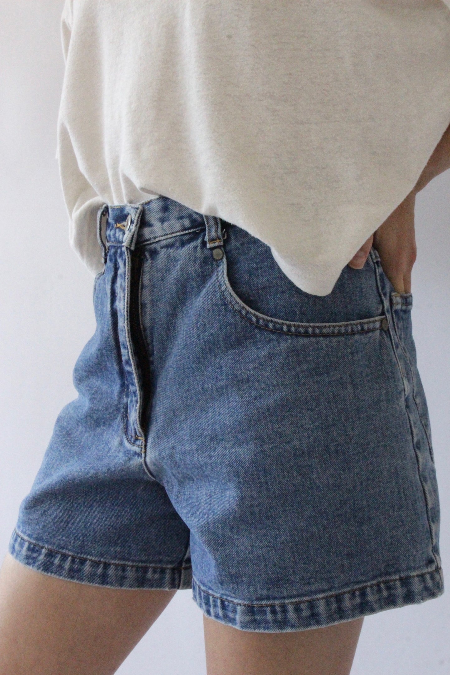 90s Esprit High-Rise Denim Shorts
