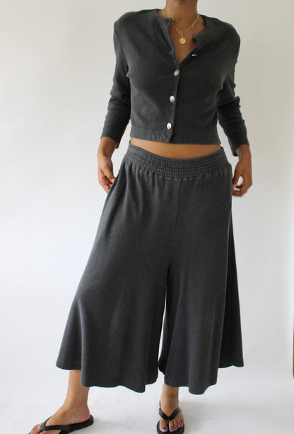 Vintage Slate Culotte Pant Set