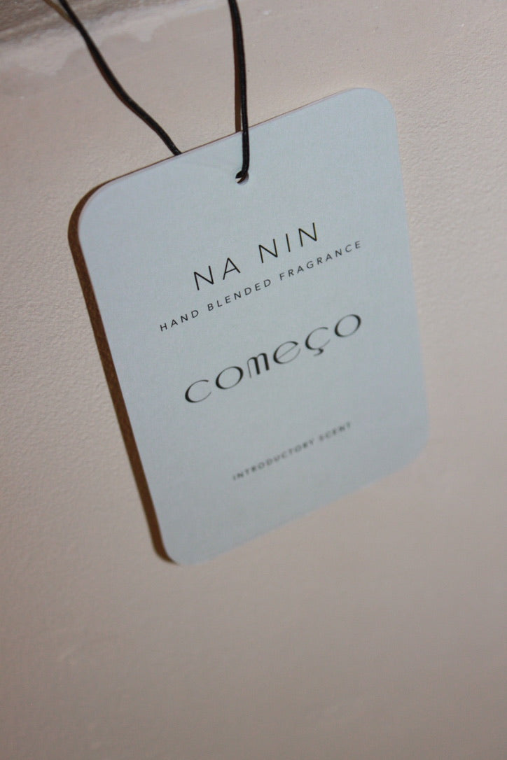 Começo No. 1 Fragrance Card / Rose, Fresh Earth, Mineral Water