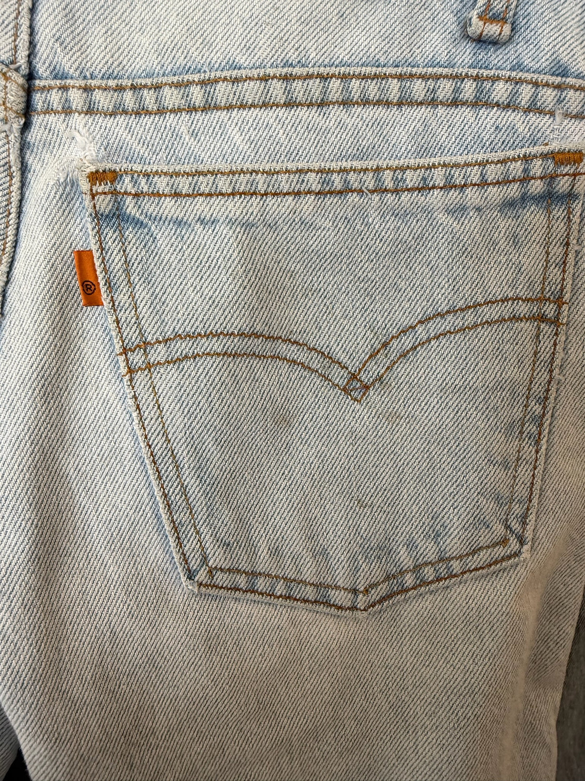 Vintage Levi's 550 Orange Tab Student Denim