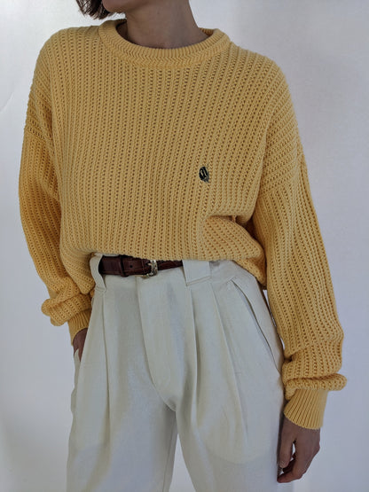 90s Nautica Ribbed Sweater