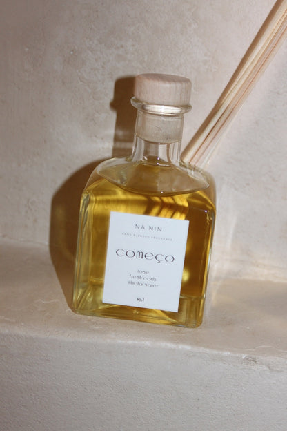 Começo No. 1 Reed Diffuser / Rose, Fresh Earth, Mineral Water