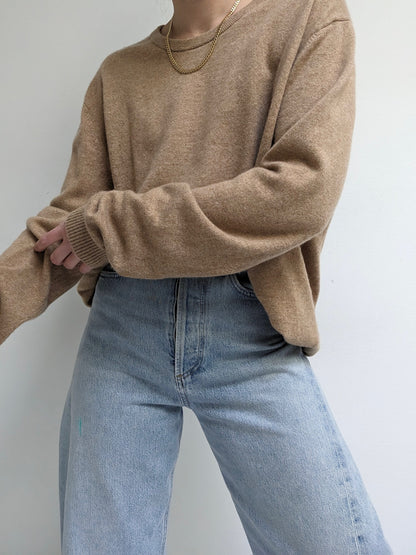 Pecan Cashmere Sweater