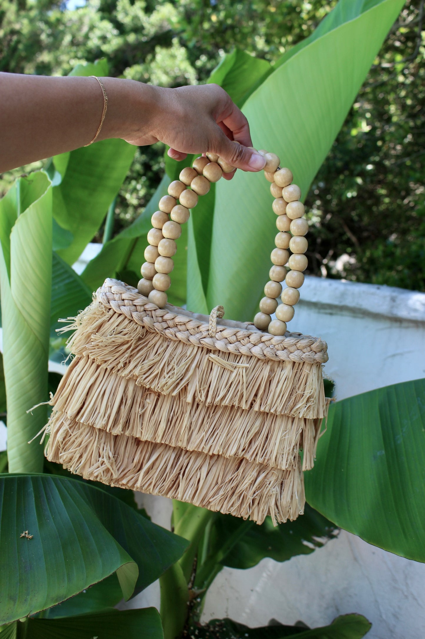 Incredible Vintage Tiered & Woven Handbag