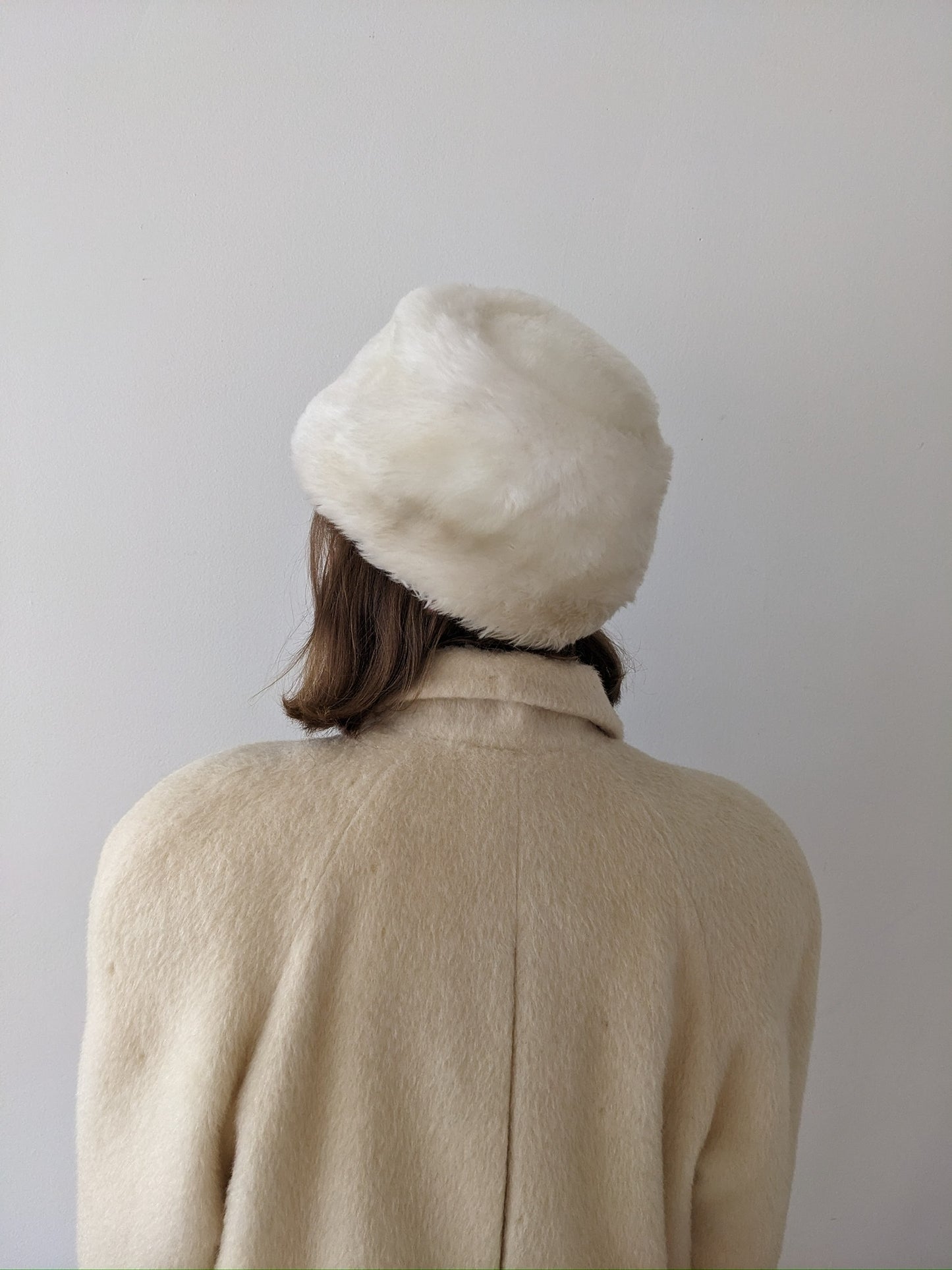 Vintage Snow Faux Fur Hat