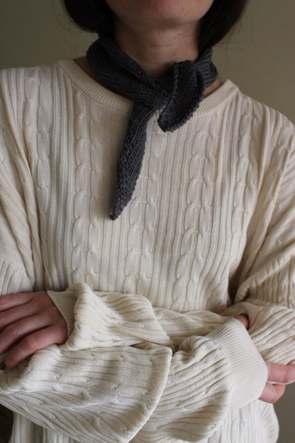 Hand Knit Cotton Bandana