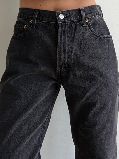 Vintage Levi's 505 Faded Black Denim