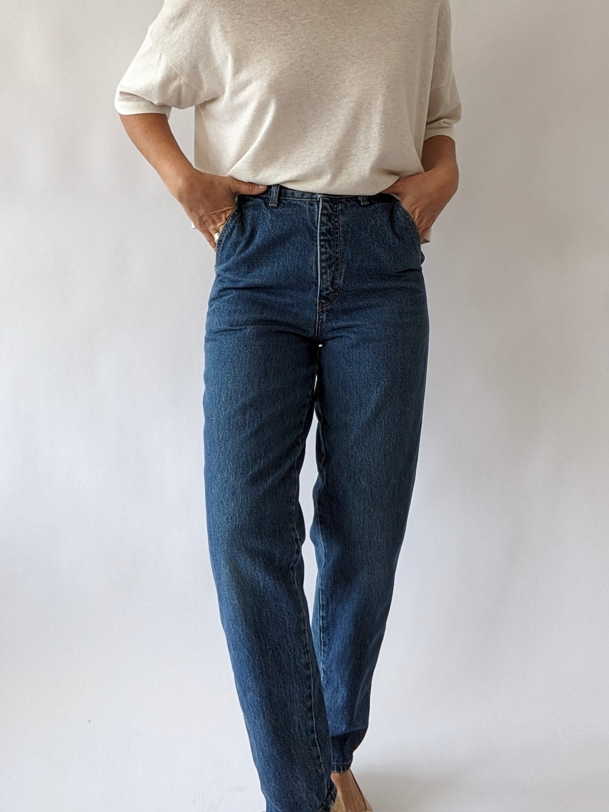 1970s Vintage Calvin Klein Dark Wash Denim