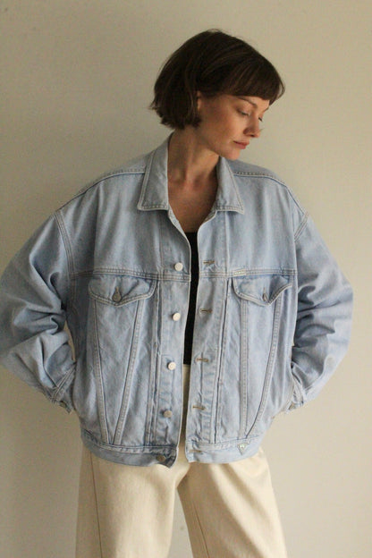 Favorite Vintage Guess Light Wash Denim Jacket