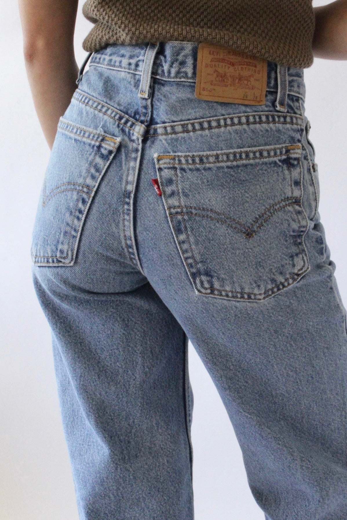 Vintage Levi's 550 Straight Leg Blue Jeans
