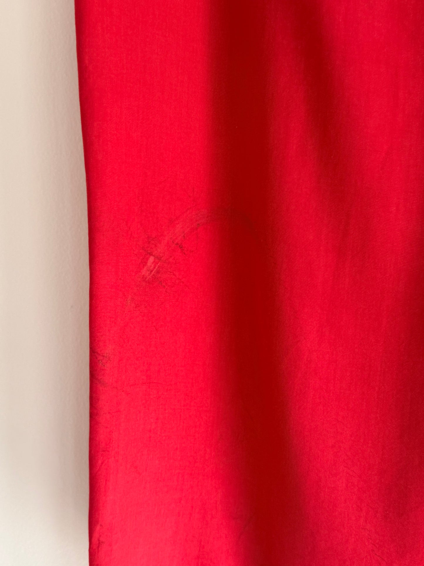 Vintage MaxMara Cherry Silk Wrap Skirt