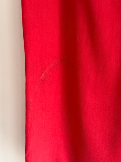 Vintage MaxMara Cherry Silk Wrap Skirt