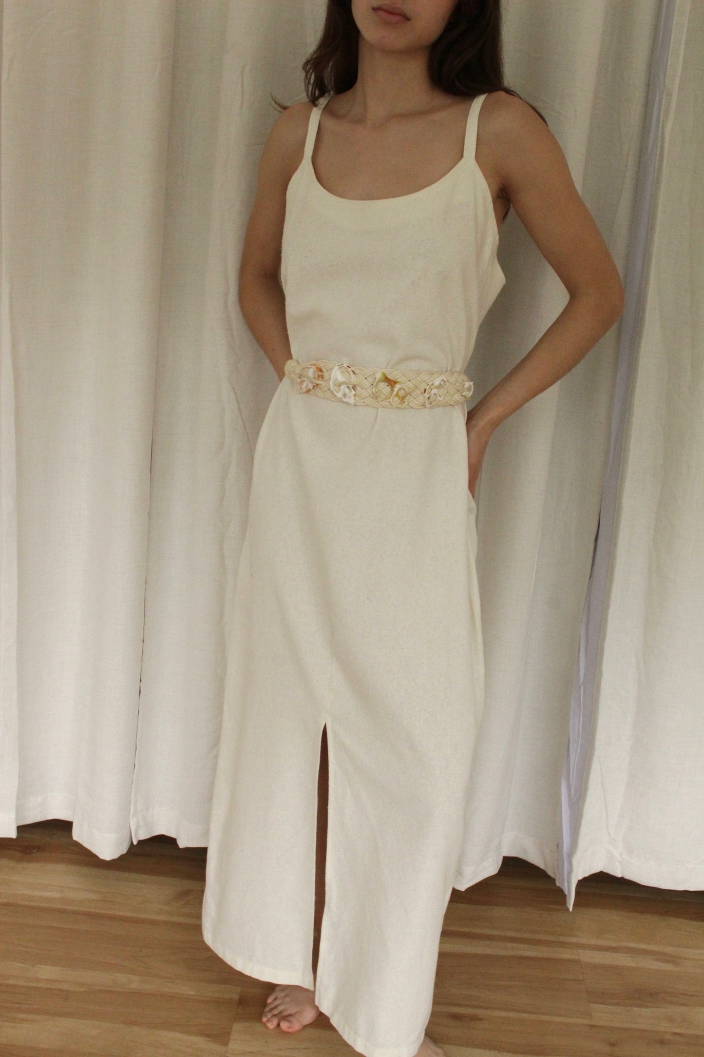 Vintage Macrame Shell Belt