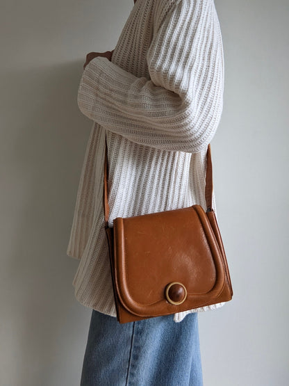 Amazing Vintage Honey Leather Purse