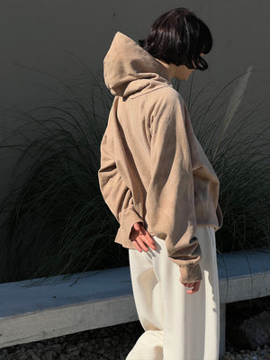 Na Nin + Shannon Studio Boscoe Cotton Hoodie / Available in Dune