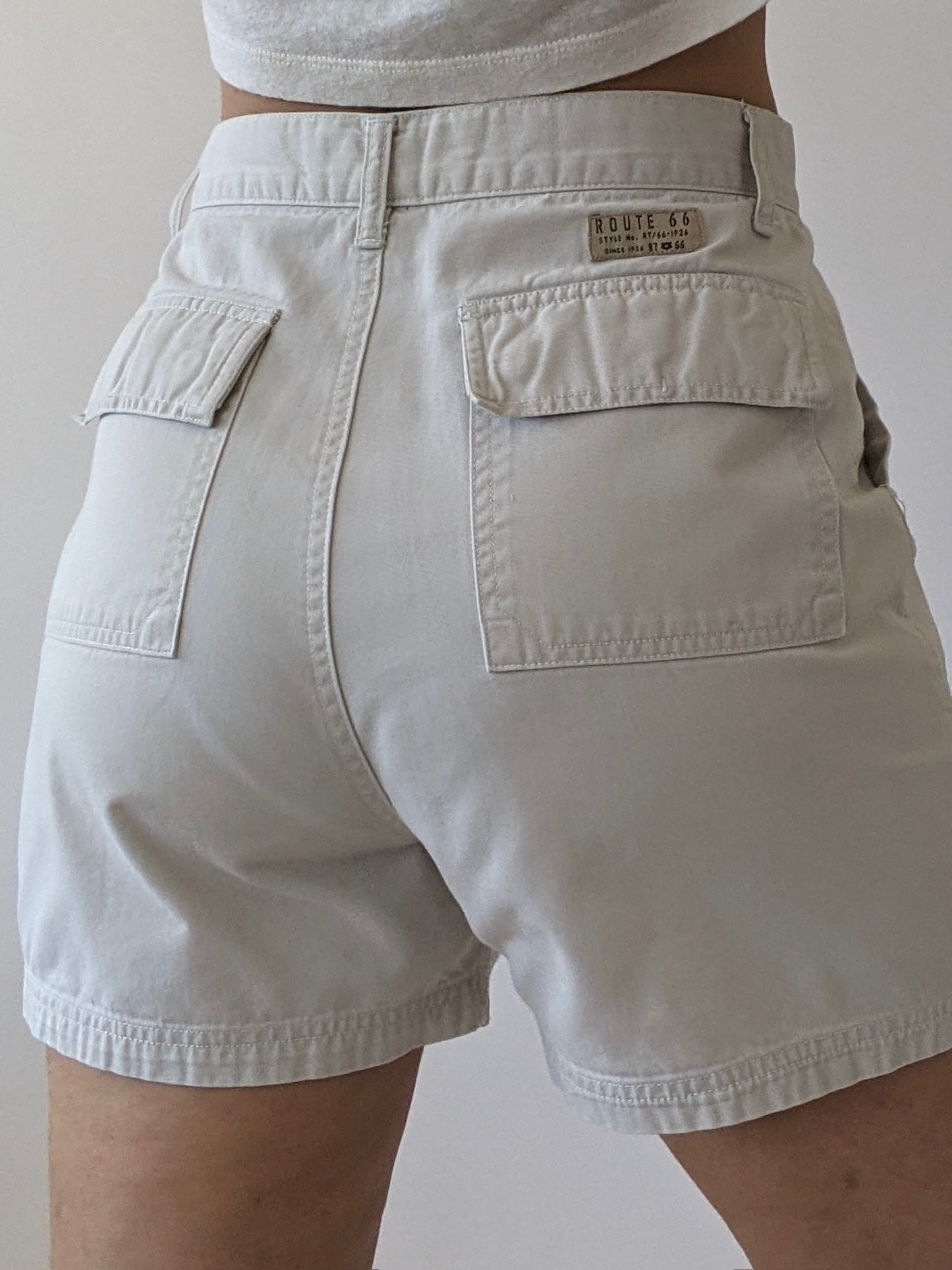 90s Khaki Cotton Shorts