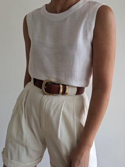 Vintage Cloud Linen Tank