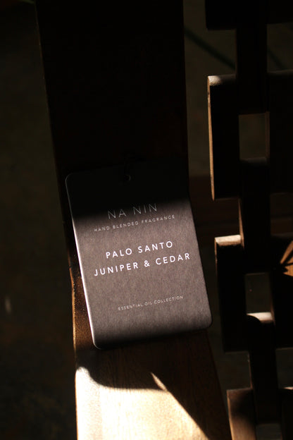 Palo Santo, Juniper, & Cedarwood Fragrance Card
