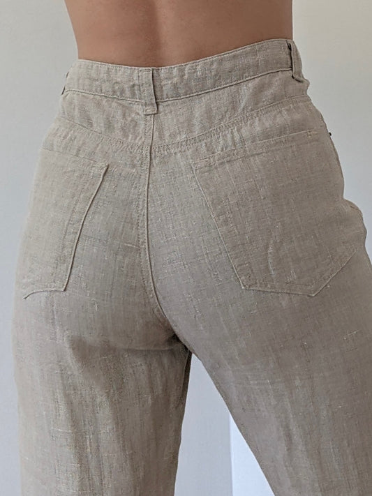 Vintage Banana Republic Woven Linen Pants