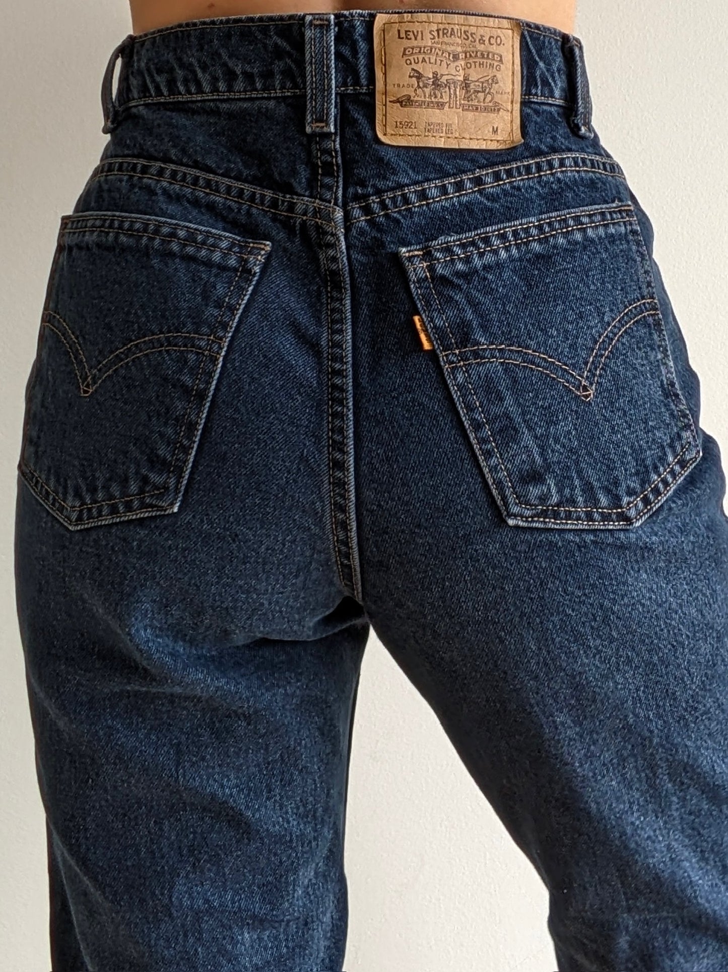 Vintage Levi's Dark Wash Orange Tab Denim