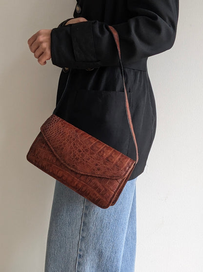 Vintage Crocodile Leather Purse
