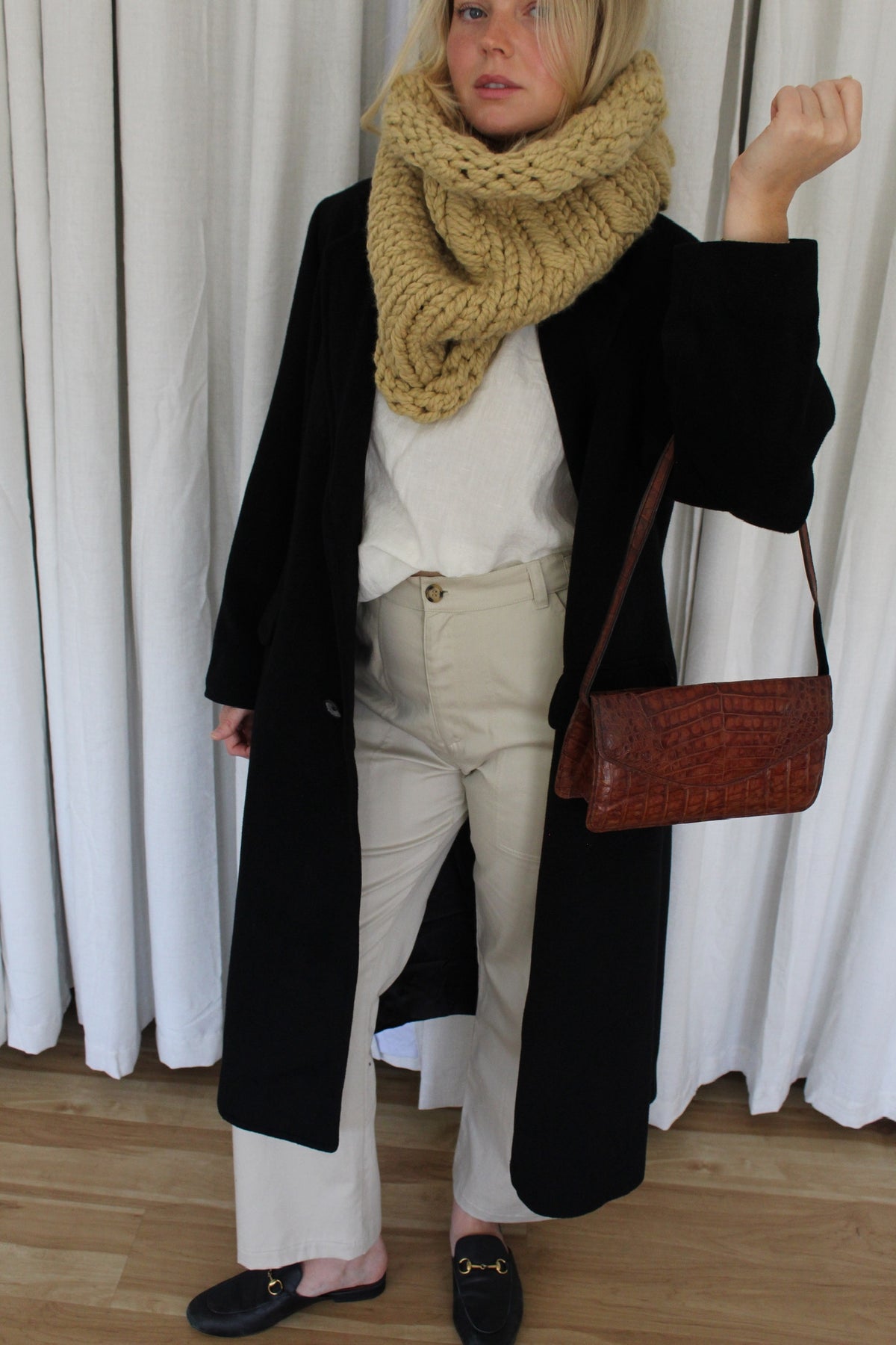 Vintage Caviar Cashmere & Wool Coat