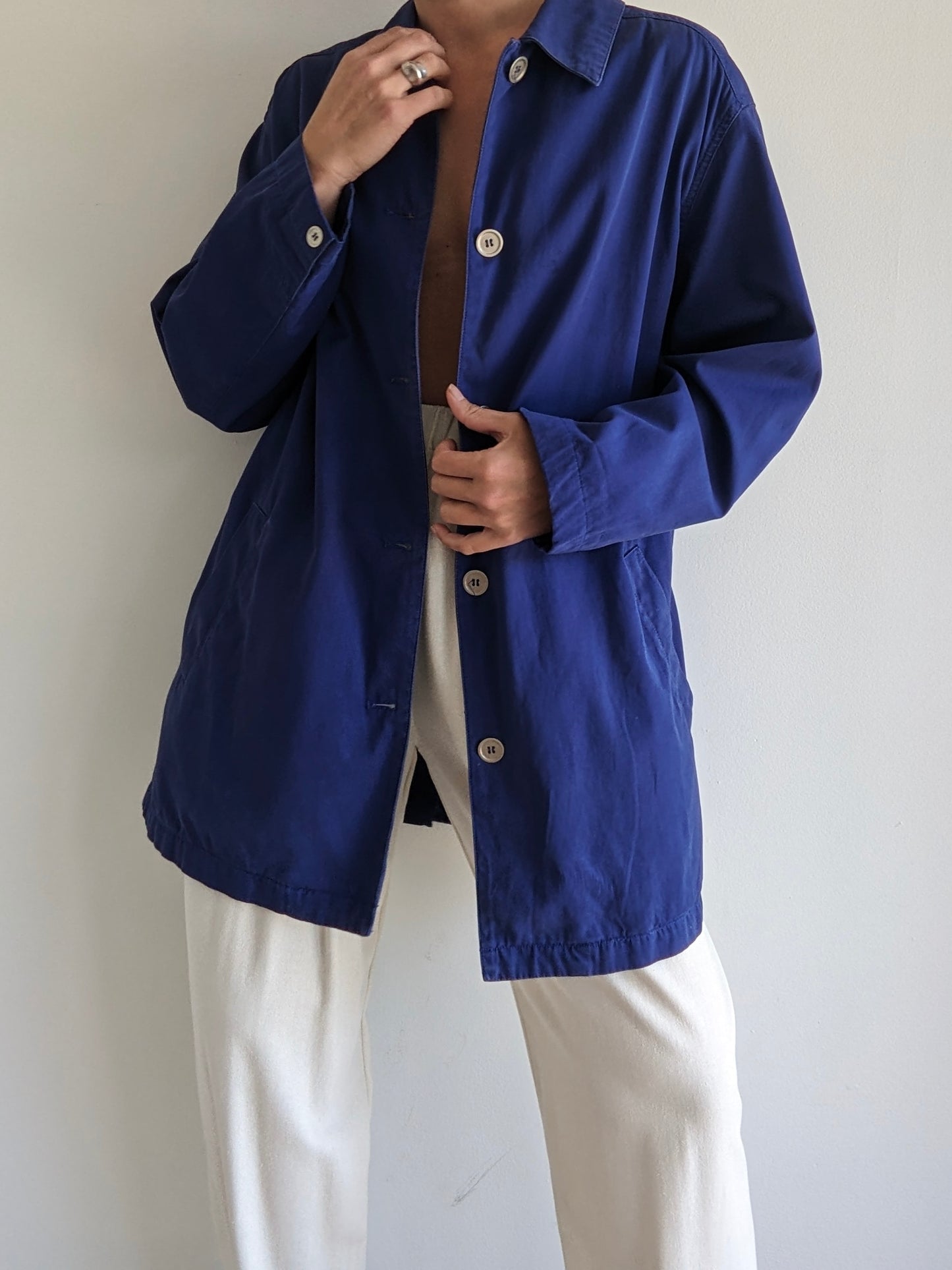 Vintage Ungaro Lightweight Navy Chore Coat