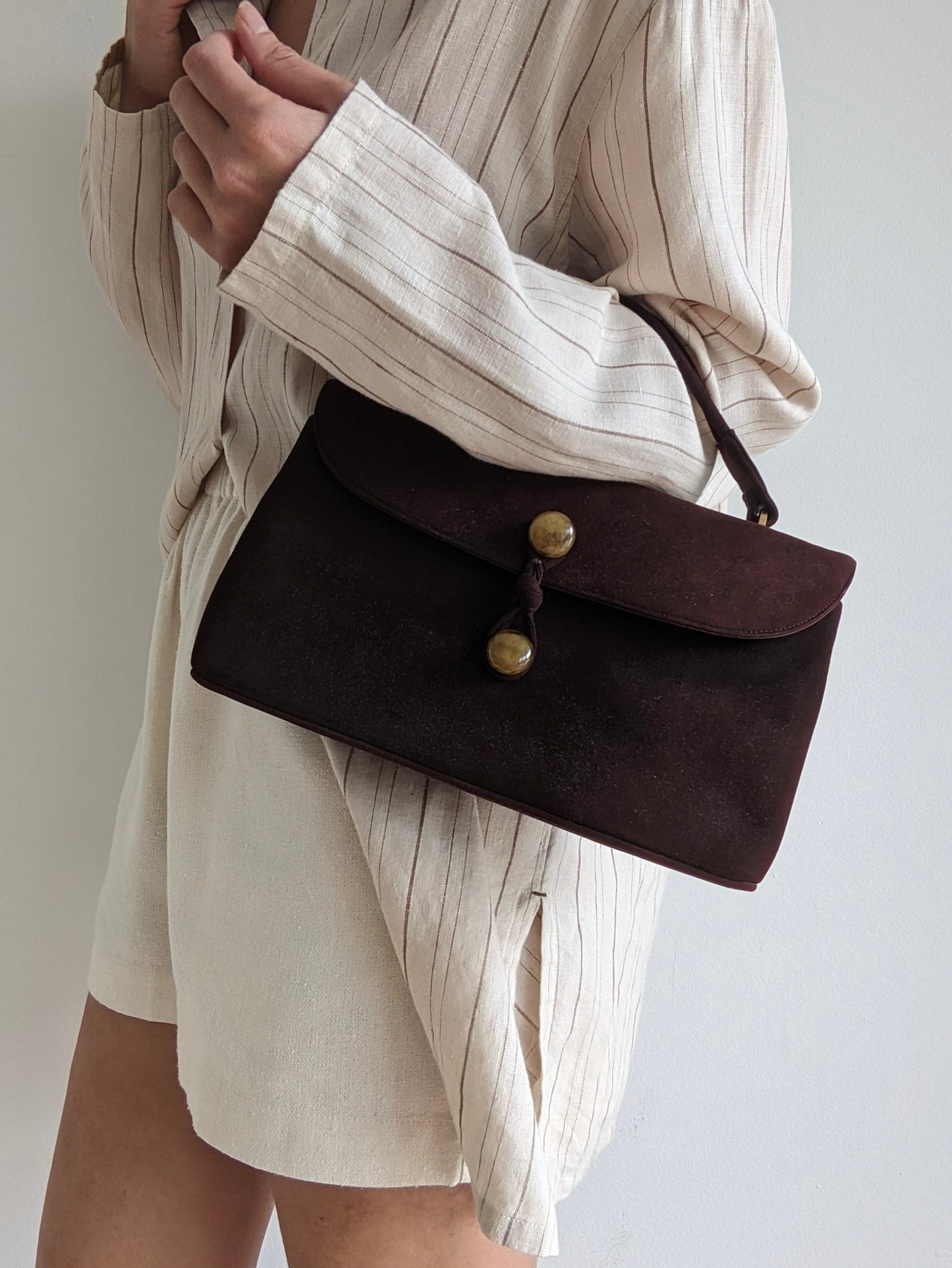 Vintage Bienen Davis Cocoa Handbag