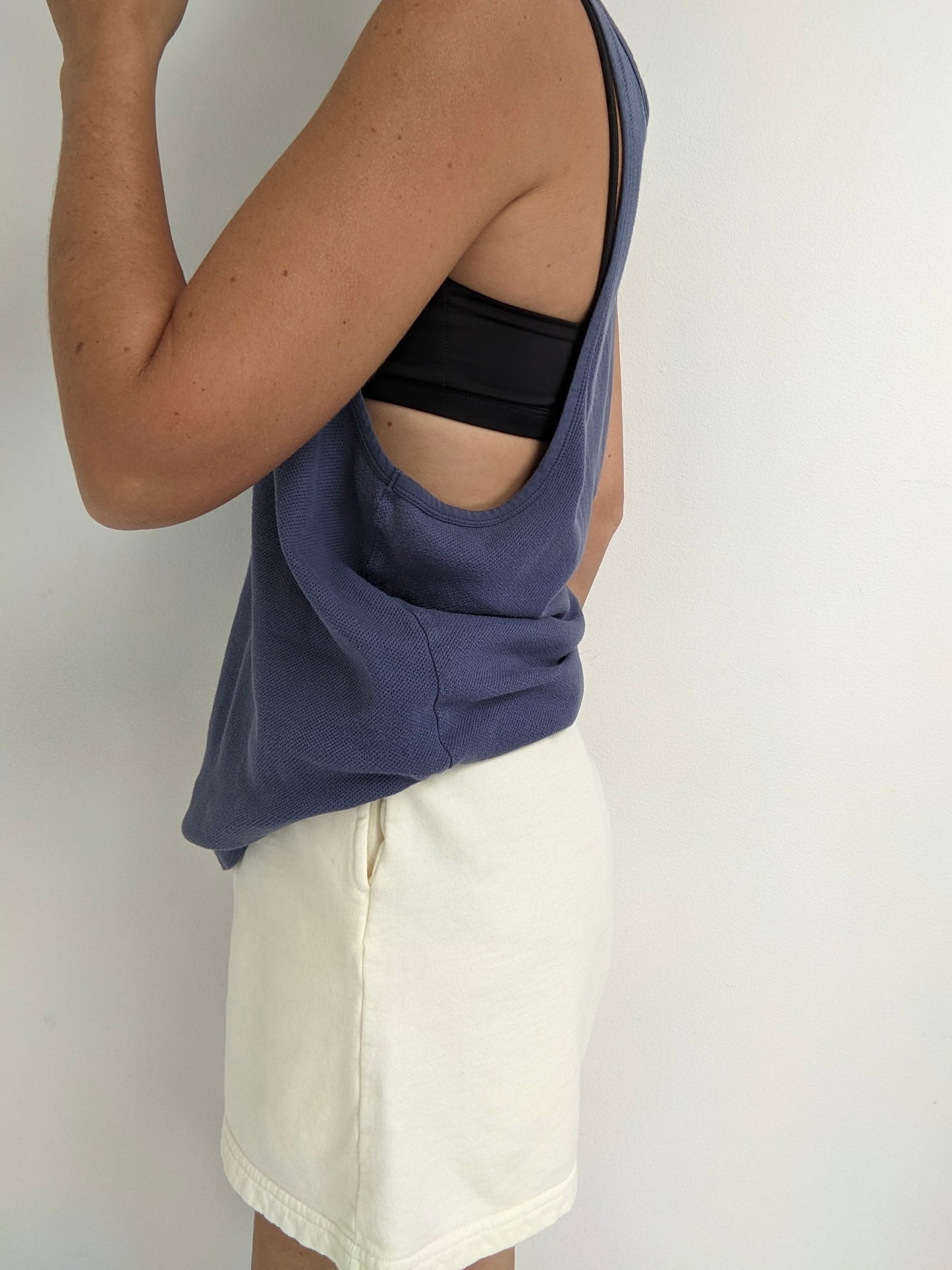 90s DKNY Woven Cotton Tank