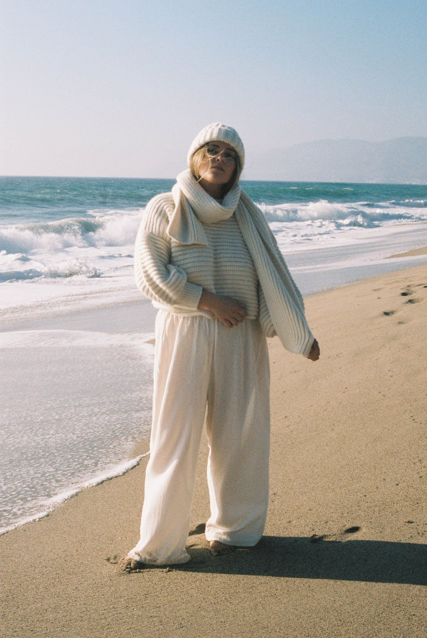 Patricia Waffled Cotton Pant