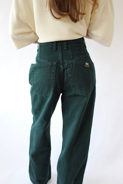 Amazing Vintage Poblano Wide-Leg Denim