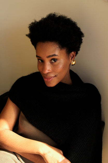 Vintage Gold Framed Dome Earrings