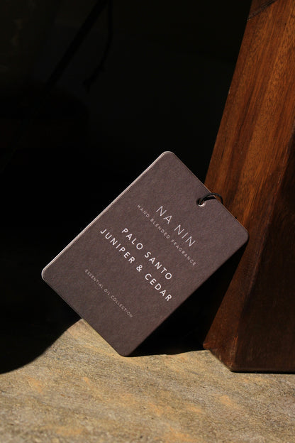 Palo Santo, Juniper, & Cedarwood Fragrance Card