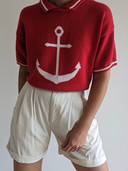 Sweetest Vintage Nautical Sweater