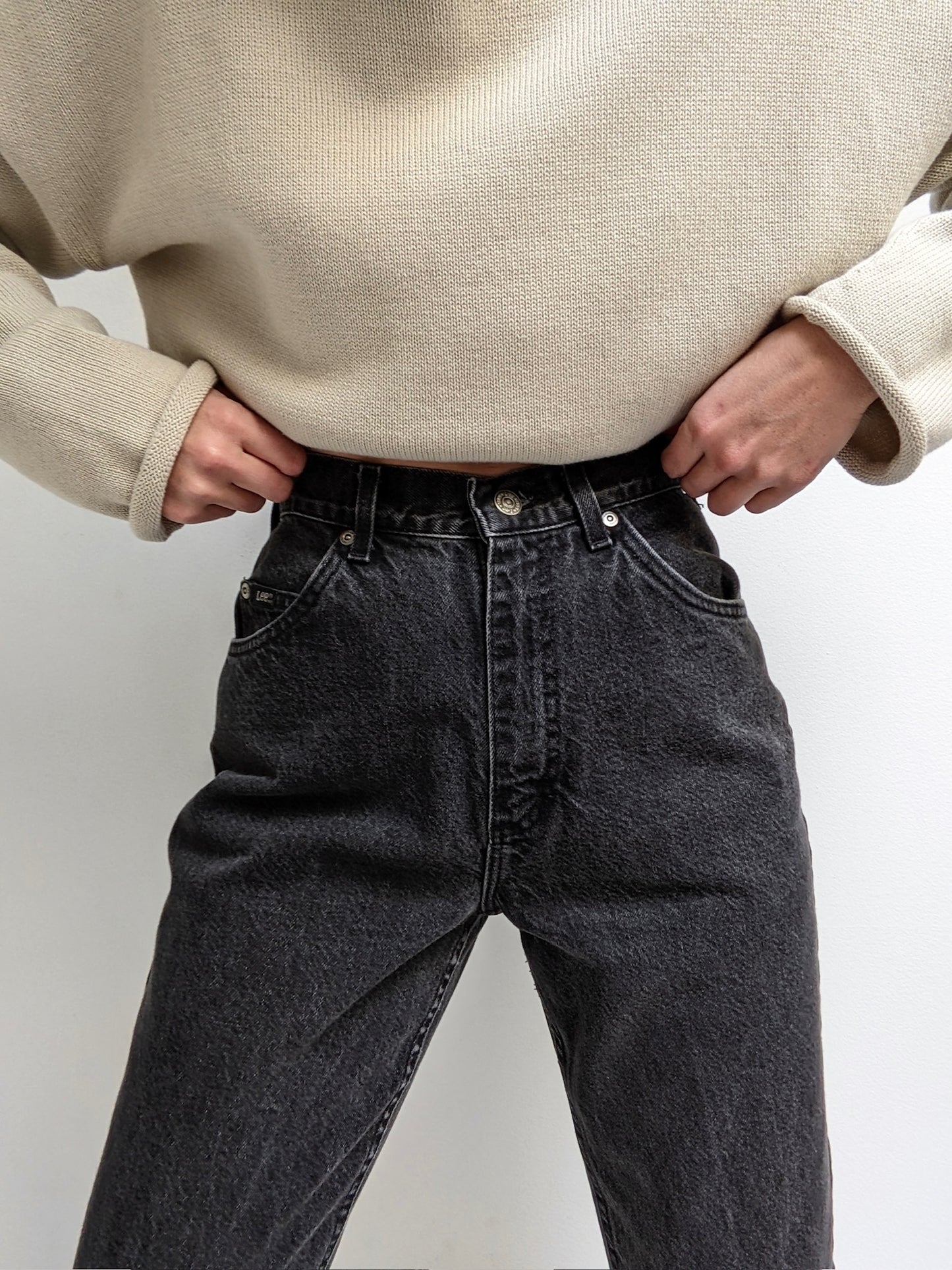 Perfectly Faded High Rise Lee Denim